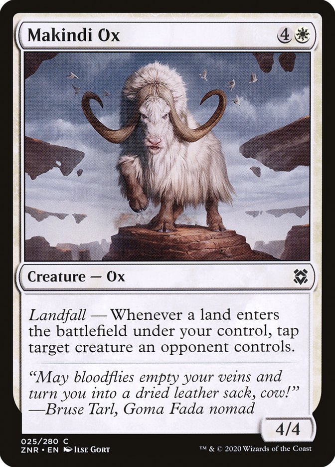 Makindi Ox [Zendikar Rising] | Nerdhalla Games