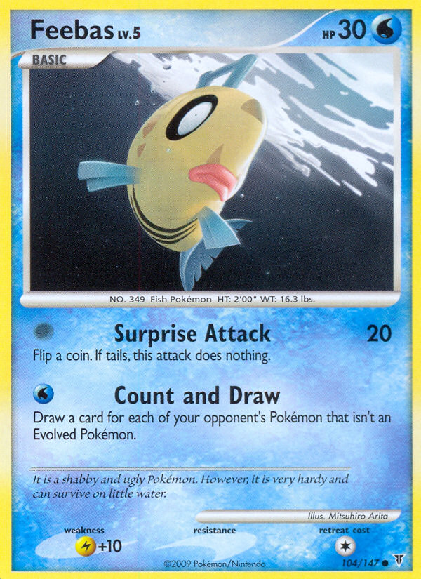 Feebas (104/147) [Platinum: Supreme Victors] | Nerdhalla Games