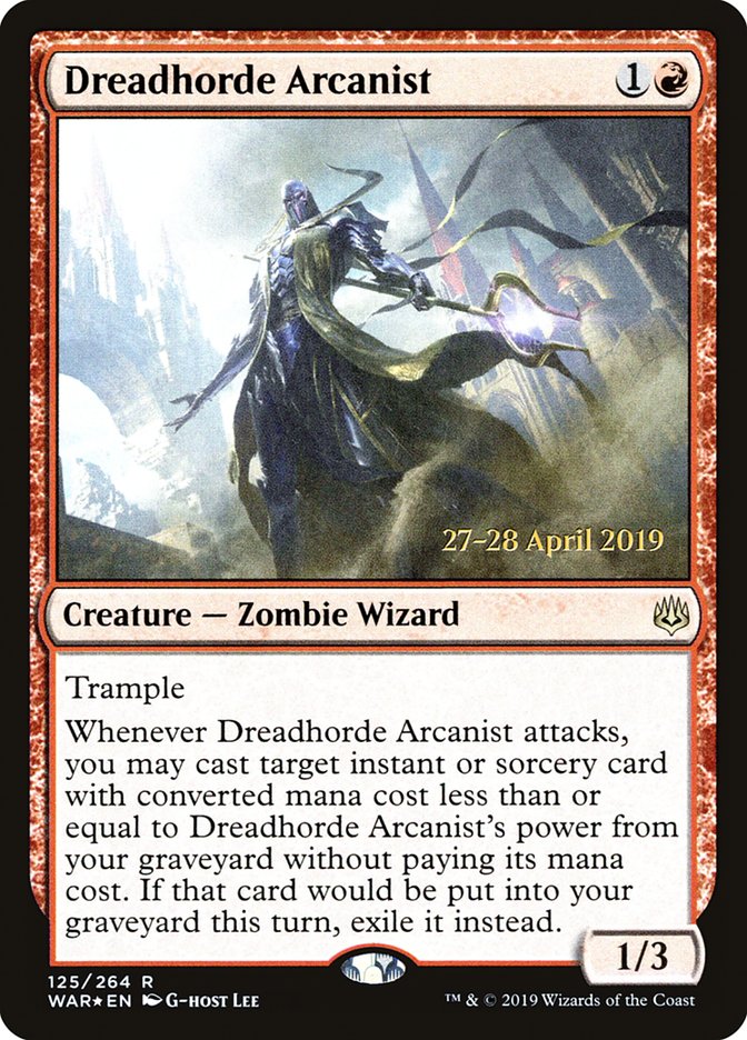 Dreadhorde Arcanist  [War of the Spark Prerelease Promos] | Nerdhalla Games