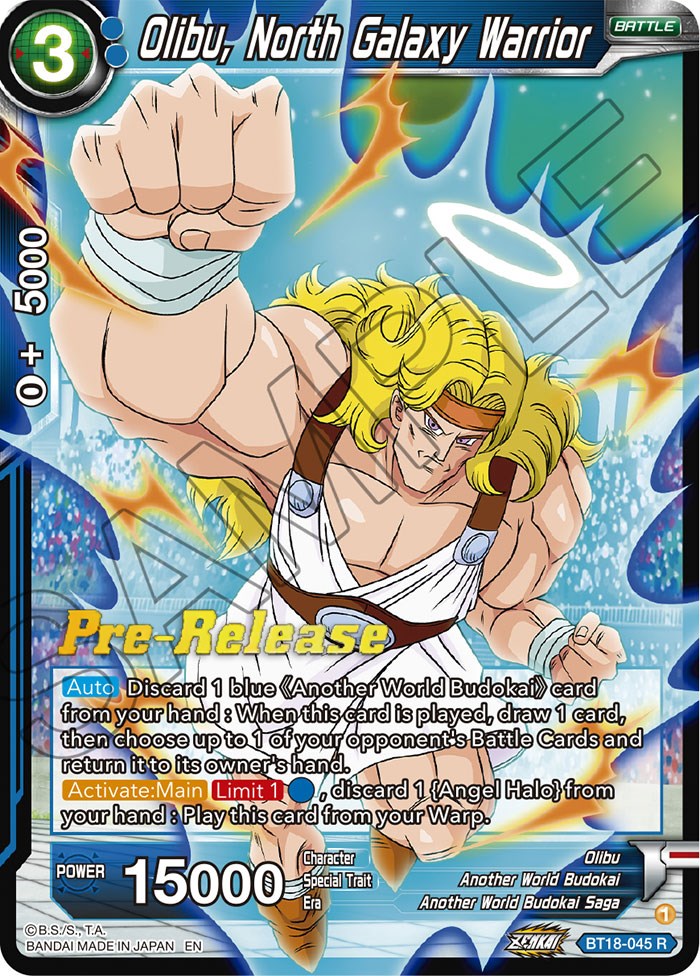 Olibu, North Galaxy Warrior (BT18-045) [Dawn of the Z-Legends Prerelease Promos] | Nerdhalla Games