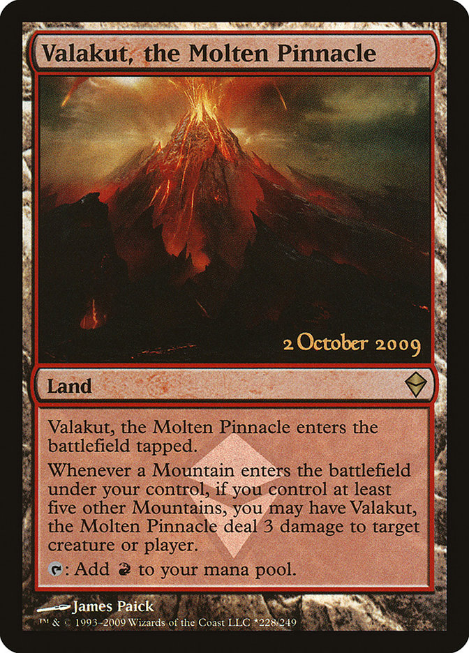 Valakut, the Molten Pinnacle [Zendikar Prerelease Promos] | Nerdhalla Games