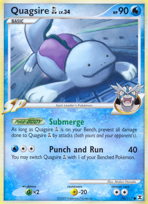 Quagsire GL (76/111) [Platinum: Rising Rivals] | Nerdhalla Games