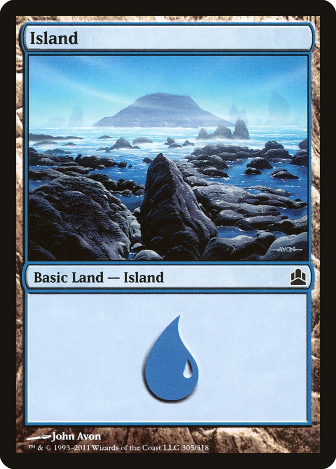 Island (305) [Commander 2011] | Nerdhalla Games