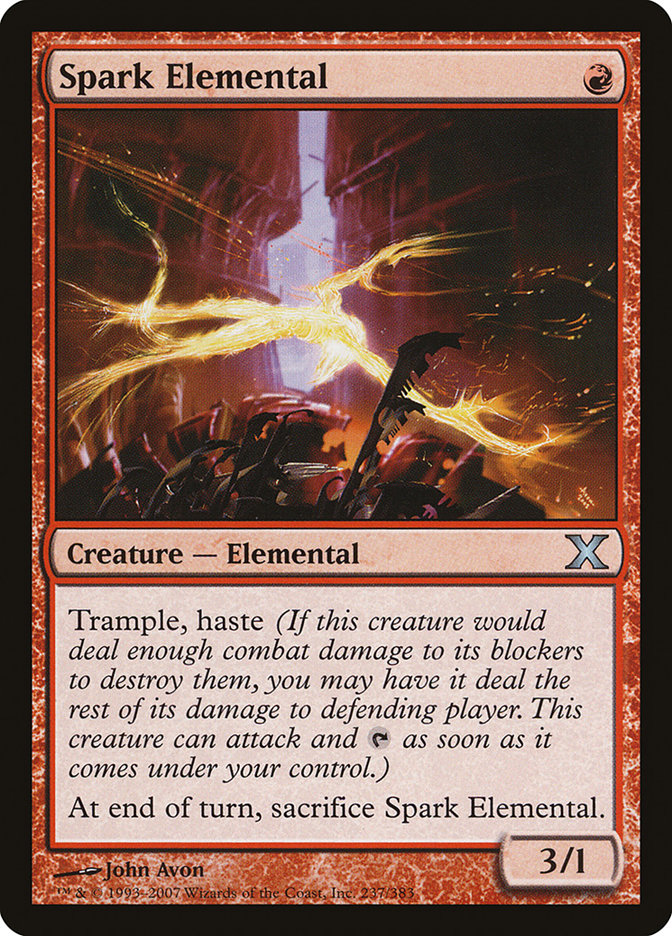 Spark Elemental [Tenth Edition] | Nerdhalla Games