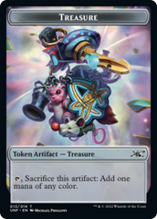 Teddy Bear // Treasure (013) Double-sided Token [Unfinity Tokens] | Nerdhalla Games