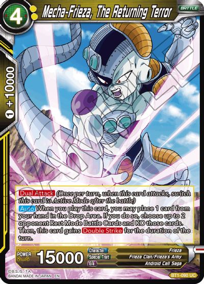 Mecha-Frieza, The Returning Terror (Reprint) (BT1-090) [Battle Evolution Booster] | Nerdhalla Games