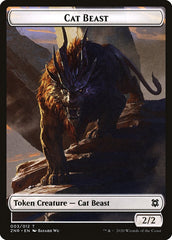 Cat Beast Token [Zendikar Rising] | Nerdhalla Games