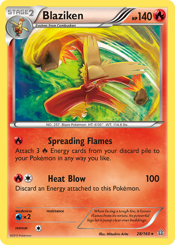 Blaziken (28/160) [XY: Primal Clash] | Nerdhalla Games