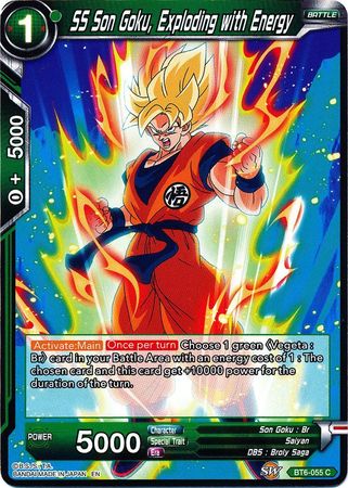 SS Son Goku, Exploding with Energy [BT6-055] | Nerdhalla Games