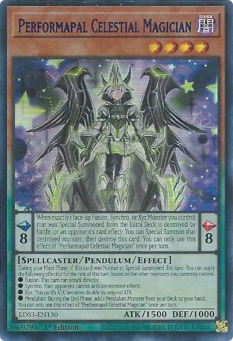 Performapal Celestial Magician (Blue) [LDS3-EN130] Ultra Rare | Nerdhalla Games