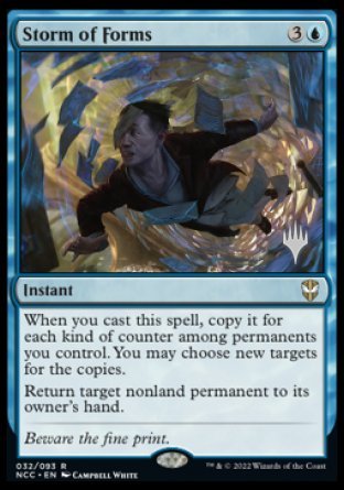 Storm of Forms (Promo Pack) [Streets of New Capenna Commander Promos] | Nerdhalla Games