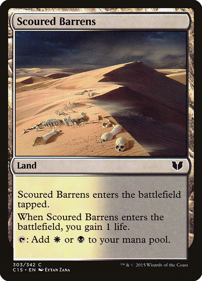 Scoured Barrens [Commander 2015] | Nerdhalla Games