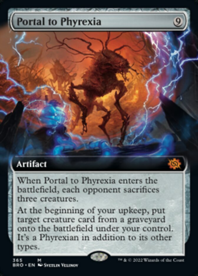 Portal to Phyrexia (Extended Art) [The Brothers' War] | Nerdhalla Games