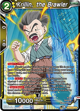 Krillin, the Brawler (BT14-105) [Cross Spirits] | Nerdhalla Games