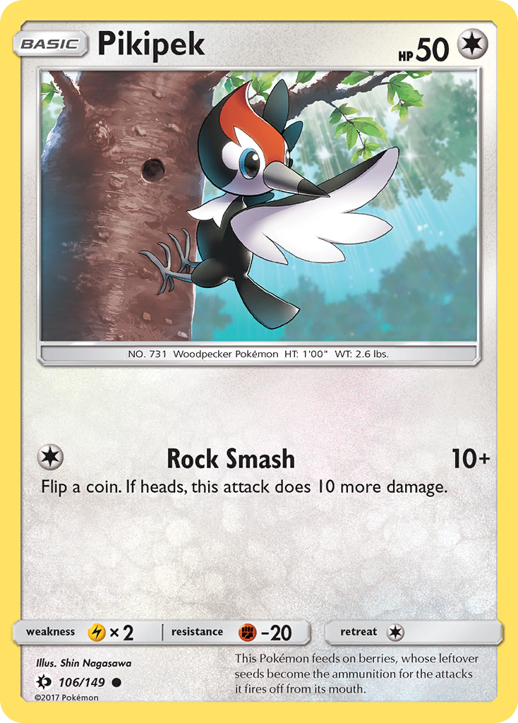 Pikipek (106/149) [Sun & Moon: Base Set] | Nerdhalla Games