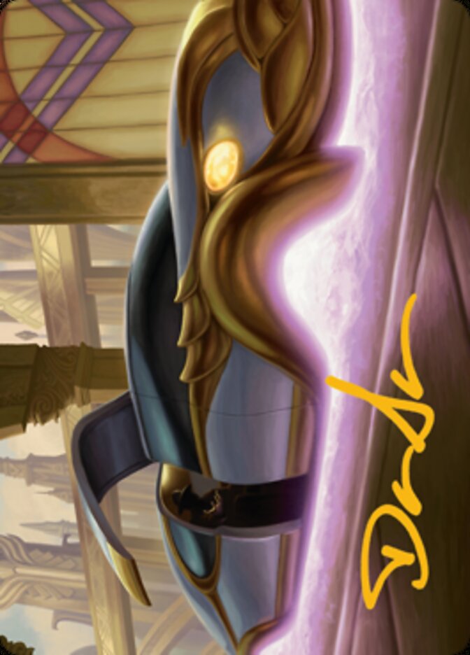 Mysterious Limousine Art Card (Gold-Stamped Signature) [Streets of New Capenna Art Series] | Nerdhalla Games