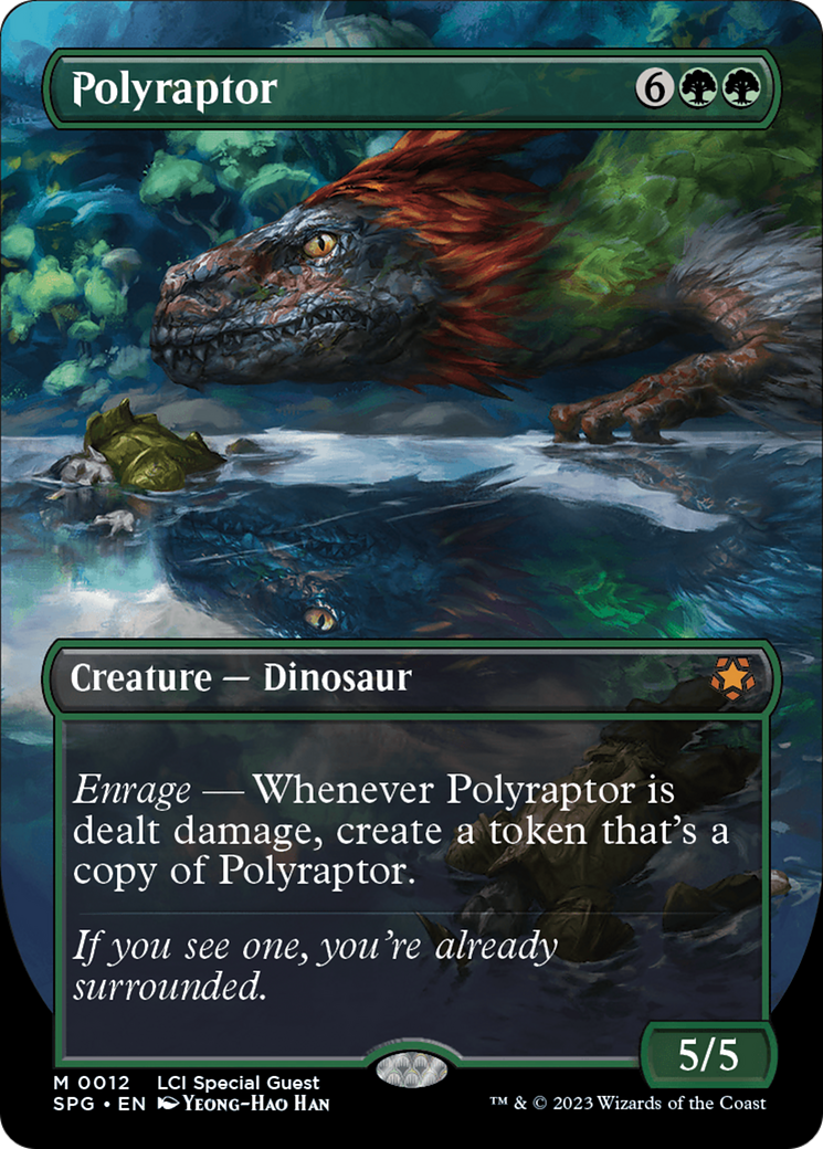 Polyraptor (Borderless) [The Lost Caverns of Ixalan Special Guests] | Nerdhalla Games