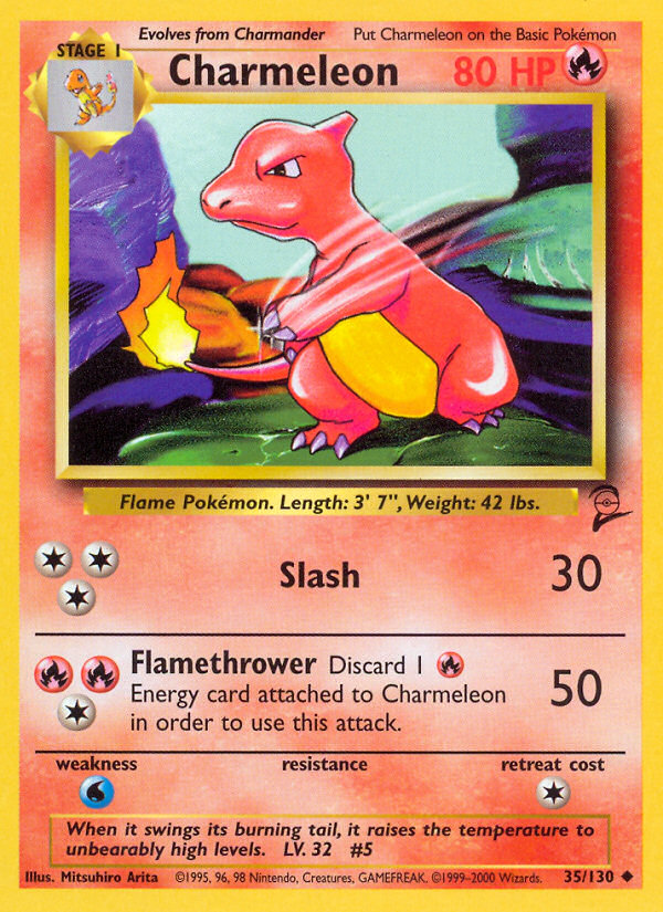 Charmeleon (35/130) [Base Set 2] | Nerdhalla Games