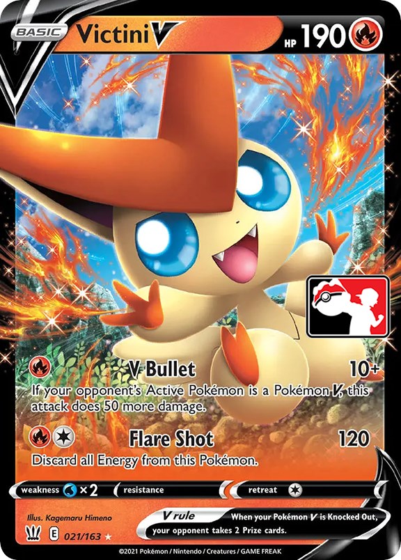 Victini V (021/163) [Prize Pack Series One] | Nerdhalla Games