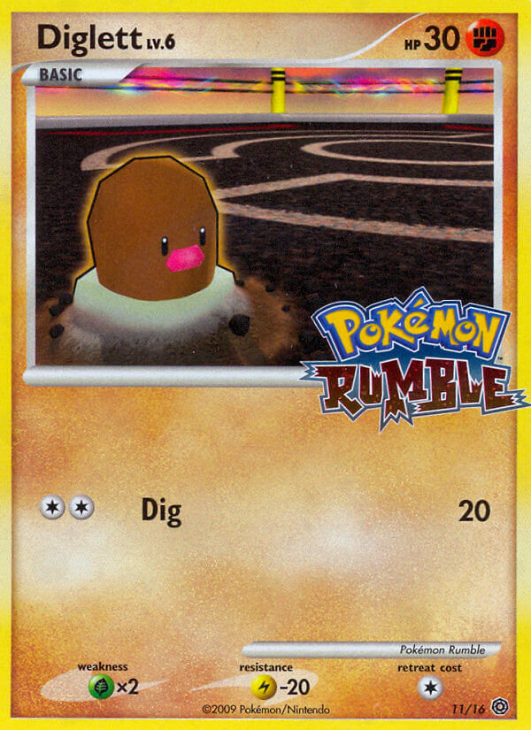 Diglett (11/16) [Pokémon Rumble] | Nerdhalla Games