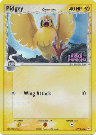 Pidgey (77/110) (Delta Species) (Stamped) [EX: Holon Phantoms] | Nerdhalla Games