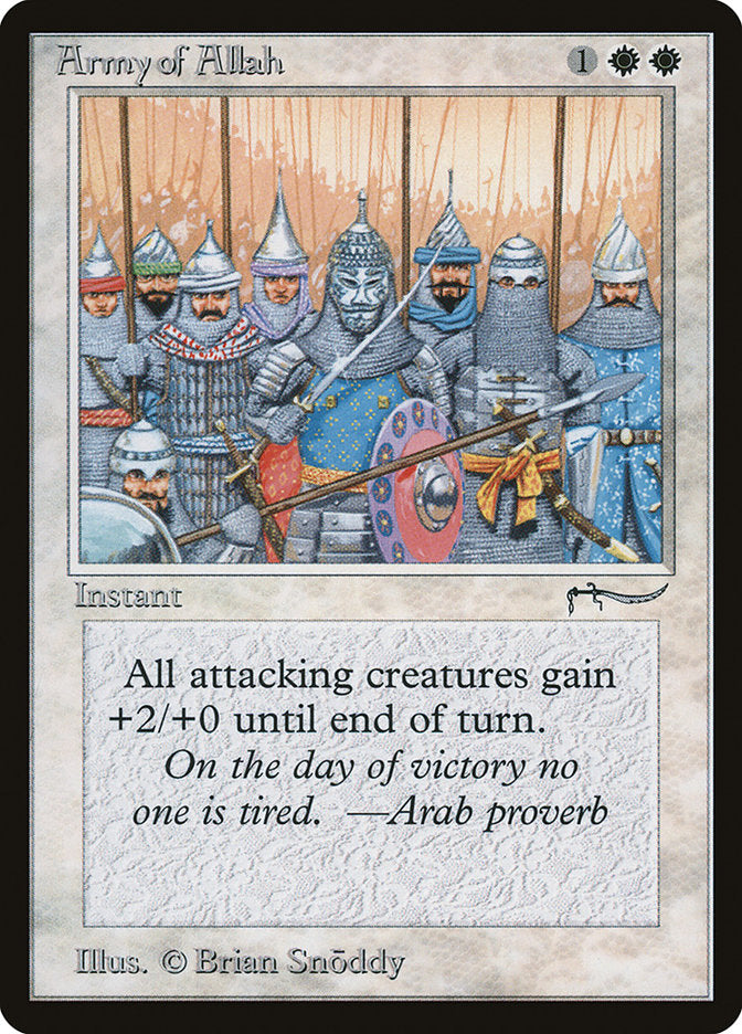 Army of Allah (Dark Mana Cost) [Arabian Nights] | Nerdhalla Games