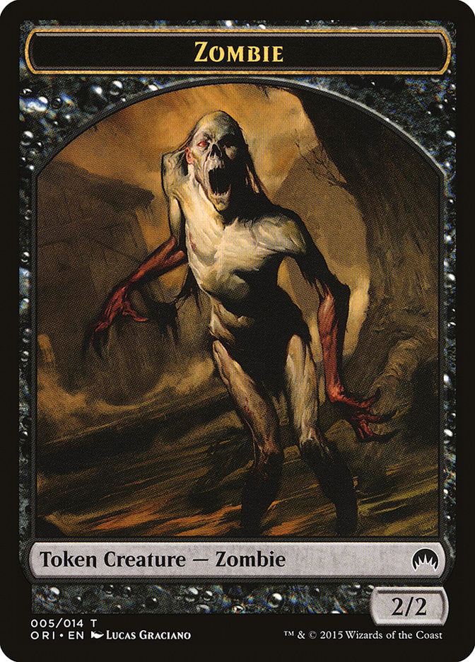 Zombie [Magic Origins Tokens] | Nerdhalla Games