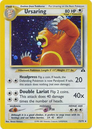 Ursaring (15/75) [Neo Discovery Unlimited] | Nerdhalla Games