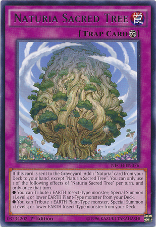 Naturia Sacred Tree [NECH-EN076] Rare | Nerdhalla Games