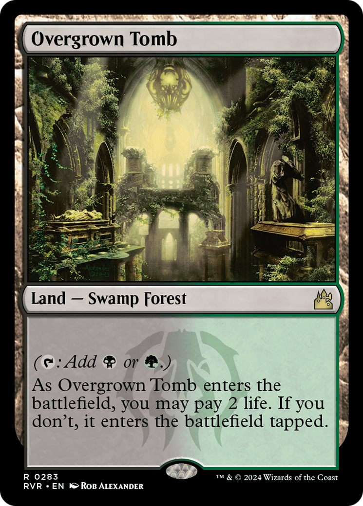 Overgrown Tomb [Ravnica Remastered] | Nerdhalla Games