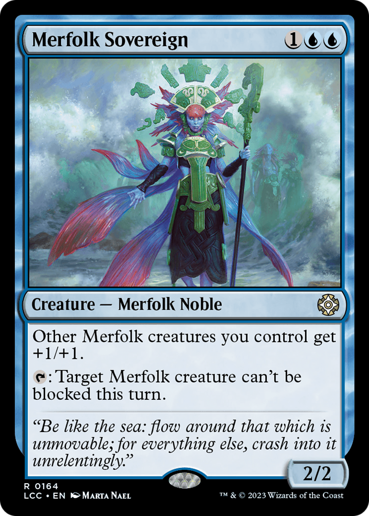 Merfolk Sovereign [The Lost Caverns of Ixalan Commander] | Nerdhalla Games