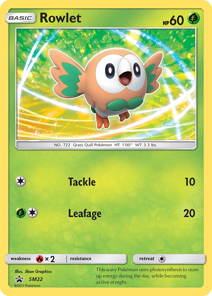 Rowlet (SM22) [Sun & Moon: Black Star Promos] | Nerdhalla Games