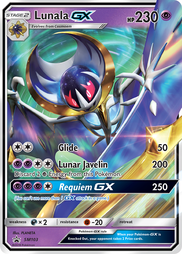 Lunala GX (SM103) [Sun & Moon: Black Star Promos] | Nerdhalla Games