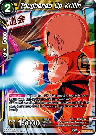 Toughened Up Krillin [TB2-053] | Nerdhalla Games