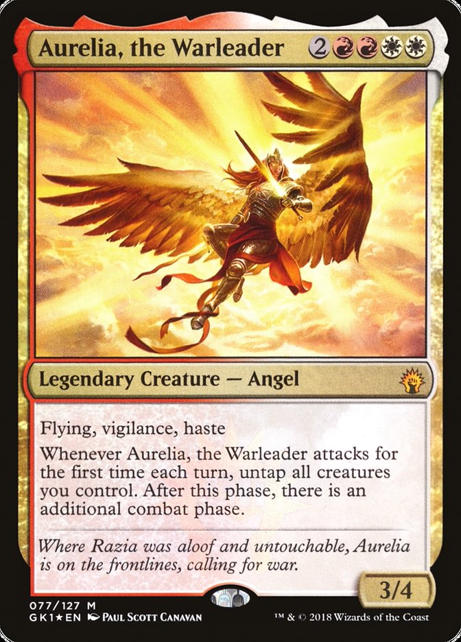 Aurelia, the Warleader [Guilds of Ravnica Guild Kit] | Nerdhalla Games