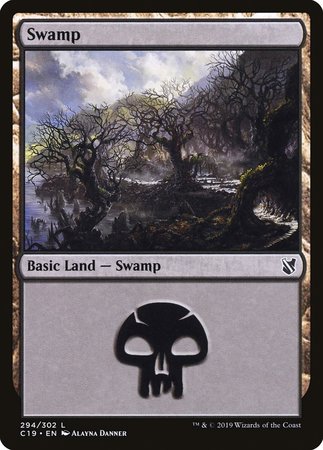 Swamp (294) [Commander 2019] | Nerdhalla Games