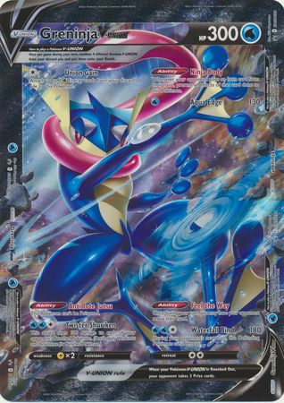 Greninja V-Union (Jumbo Card) [Sword & Shield: Black Star Promos] | Nerdhalla Games