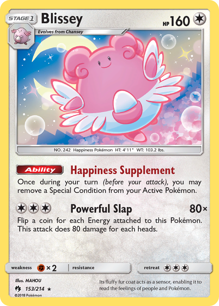 Blissey (153/214) [Sun & Moon: Lost Thunder] | Nerdhalla Games