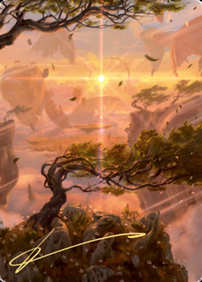 Windswept Heath Art Card (Gold-Stamped Signature) [Zendikar Rising Art Series] | Nerdhalla Games