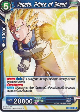 Vegeta, Prince of Speed (Starter Deck - The Awakening) (SD1-05) [Galactic Battle] | Nerdhalla Games