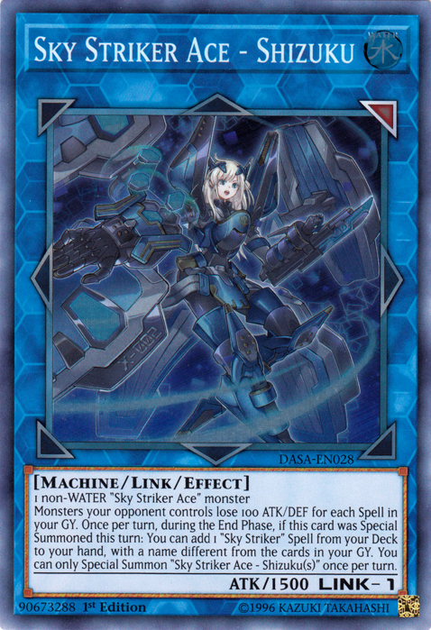 Sky Striker Ace - Shizuku [DASA-EN028] Super Rare | Nerdhalla Games