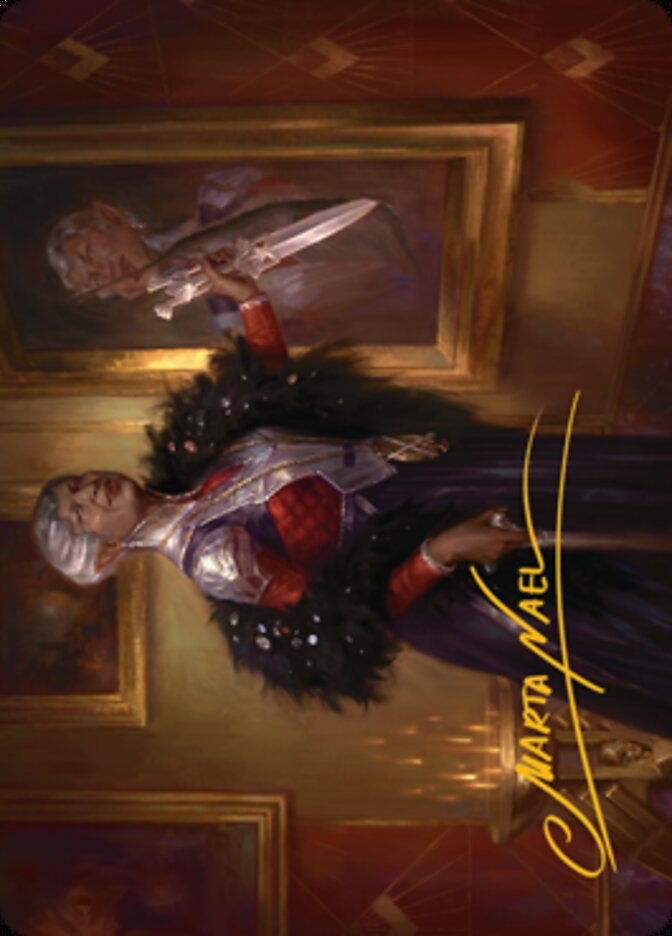 Evelyn, the Covetous Art Card (Gold-Stamped Signature) [Streets of New Capenna Art Series] | Nerdhalla Games