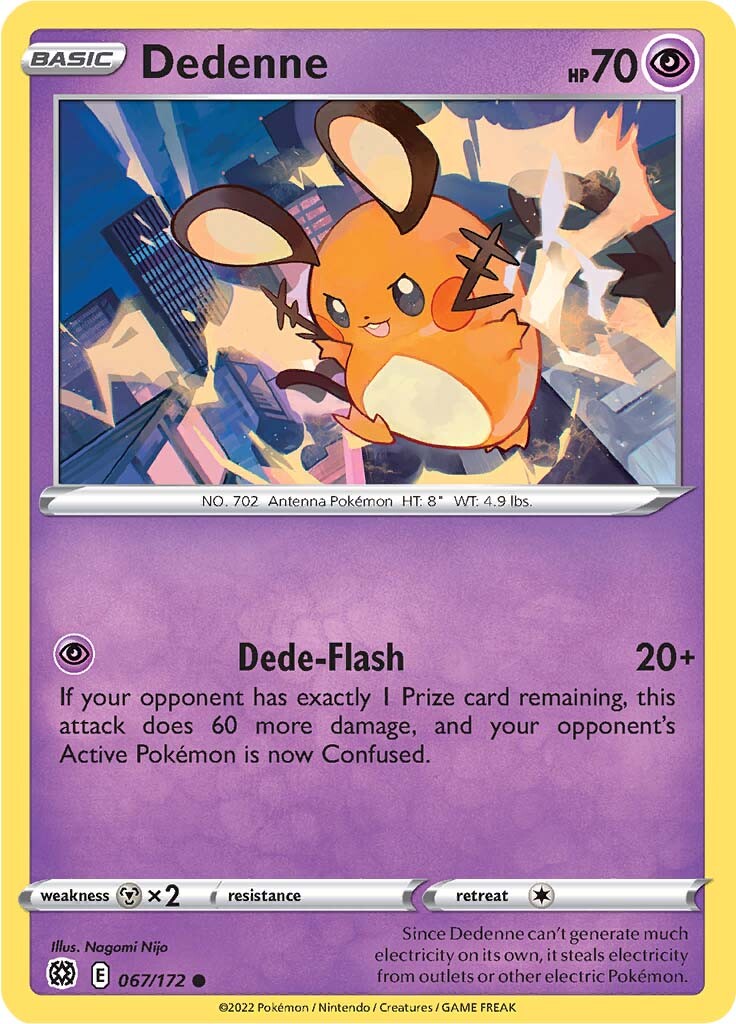 Dedenne (067/172) [Sword & Shield: Brilliant Stars] | Nerdhalla Games