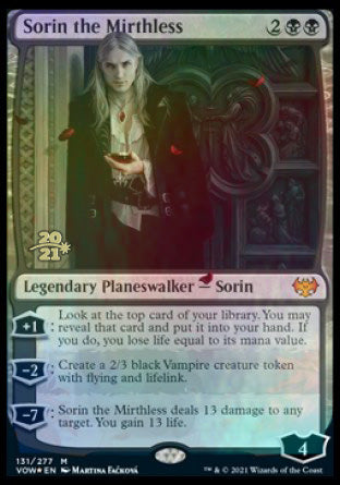 Sorin the Mirthless [Innistrad: Crimson Vow Prerelease Promos] | Nerdhalla Games