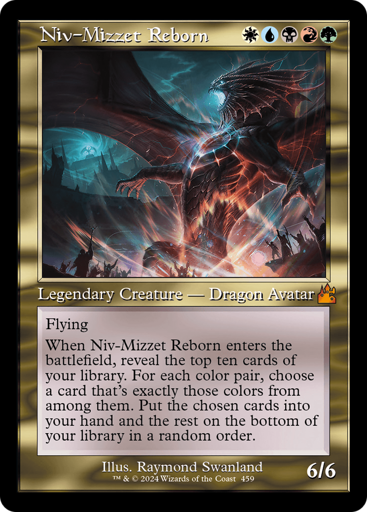 Niv-Mizzet Reborn (Retro Frame) [Ravnica Remastered] | Nerdhalla Games