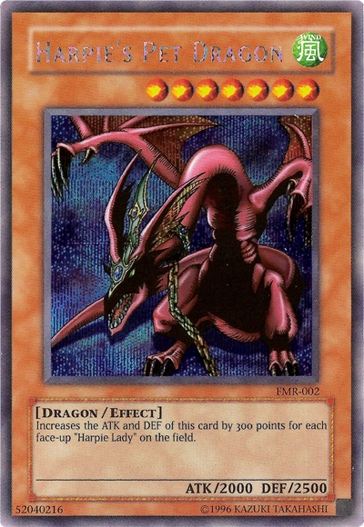 Harpie's Pet Dragon (Forbidden Memories) [FMR-002] Prismatic Secret Rare | Nerdhalla Games