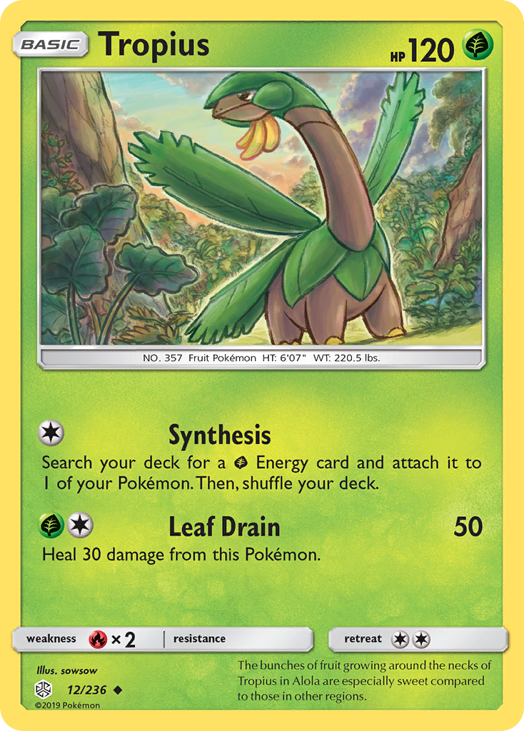 Tropius (12/236) [Sun & Moon: Cosmic Eclipse] | Nerdhalla Games