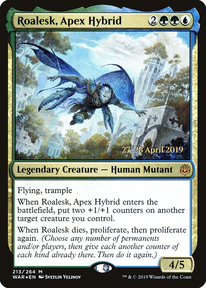 Roalesk, Apex Hybrid  [War of the Spark Prerelease Promos] | Nerdhalla Games