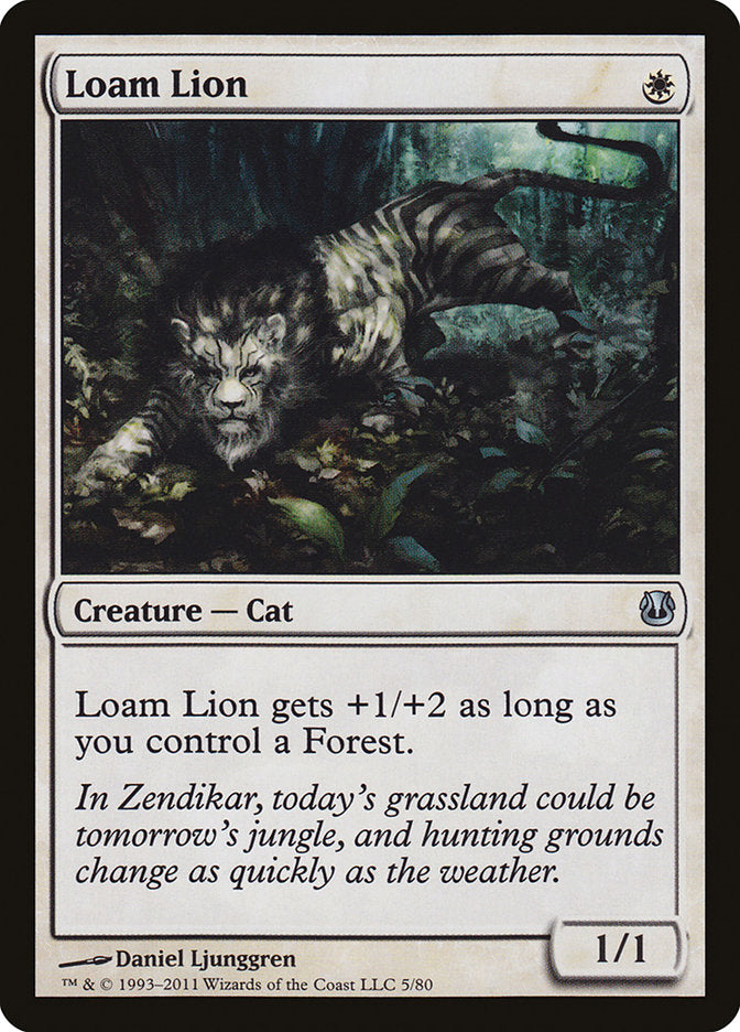 Loam Lion [Duel Decks: Ajani vs. Nicol Bolas] | Nerdhalla Games