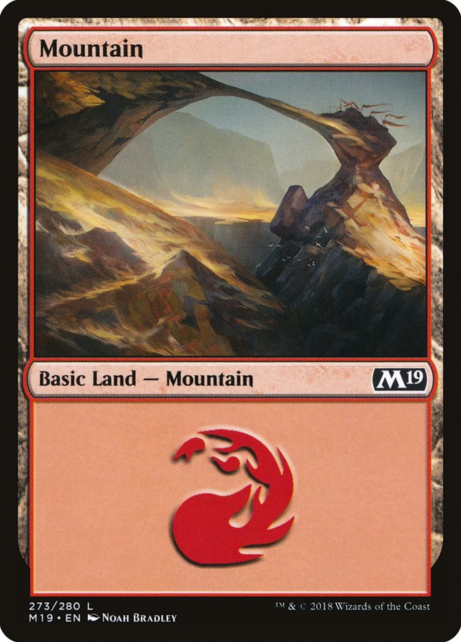 Mountain (273) [Core Set 2019] | Nerdhalla Games